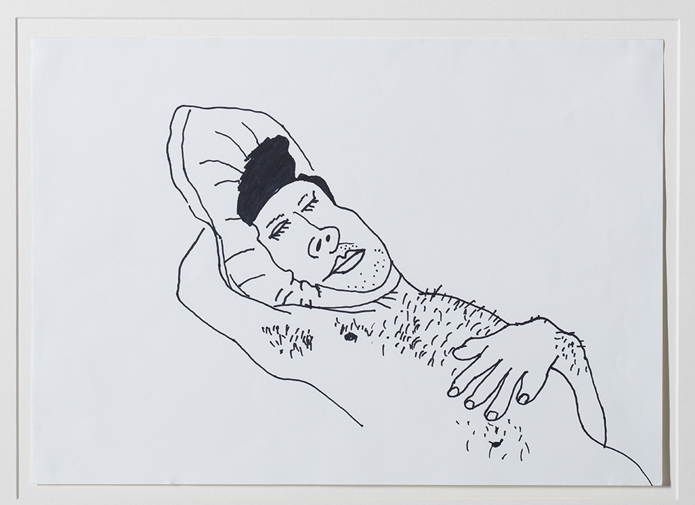 Walter in Freiburg schlafend